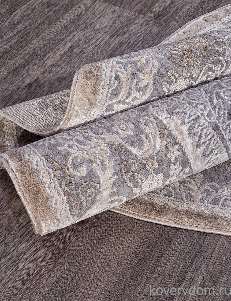 Ковер ARMINA 03880C GREY / BROWN Круг Ковер ARMINA 03880C GREY / BROWN Круг