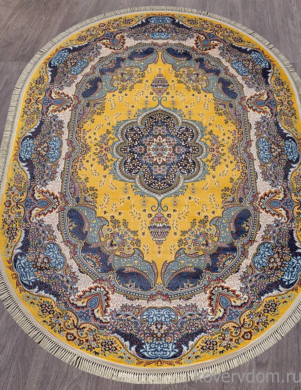 Ковер ARAVIA 6807 YELLOW Овал Ковер ARAVIA 6807 YELLOW Овал