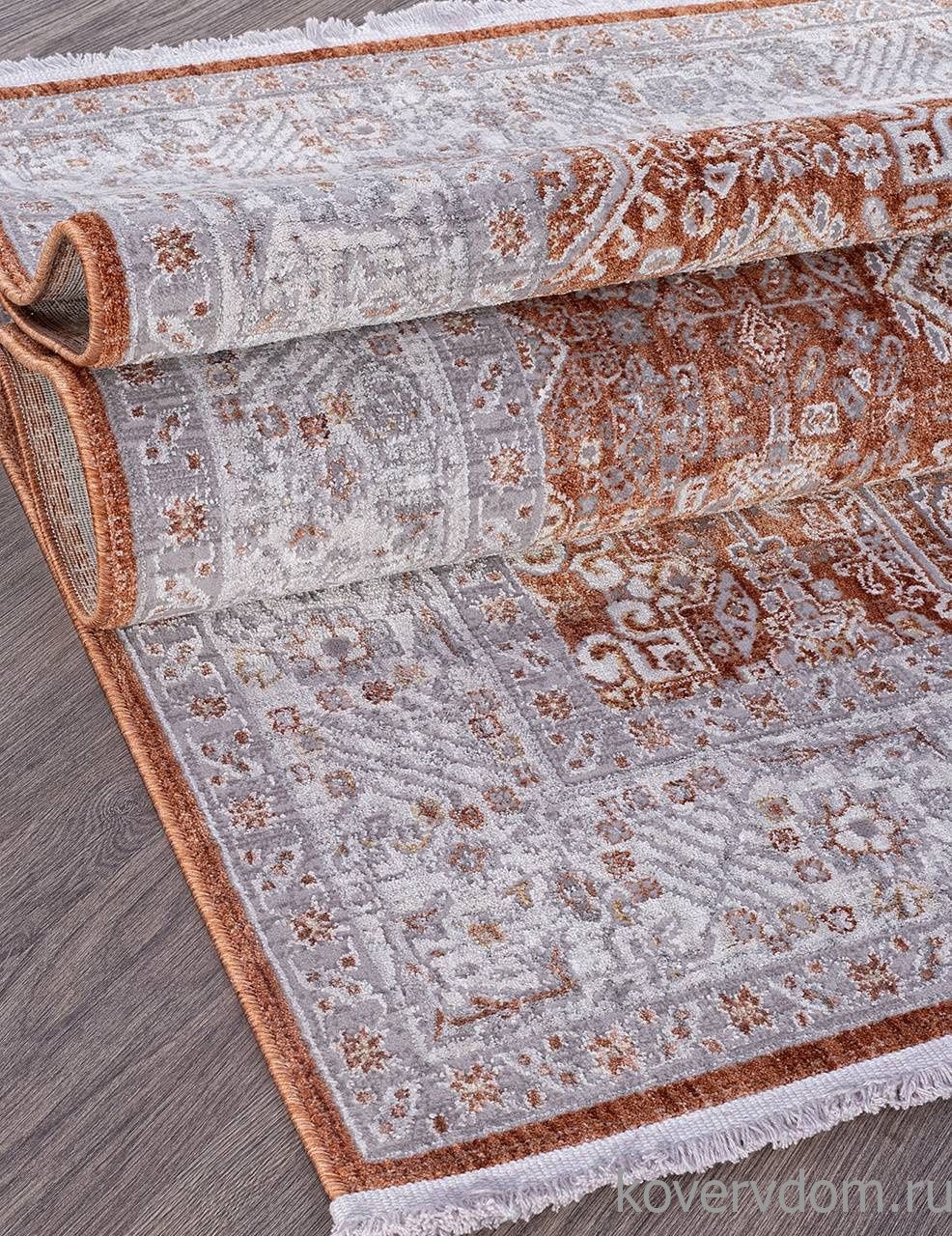 Ковер SEATTLE 03883A СЕРЫЙ / ТЕРРАКОТОВЫЙ Ковер SEATTLE 03883A СЕРЫЙ / ТЕРРАКОТОВЫЙ