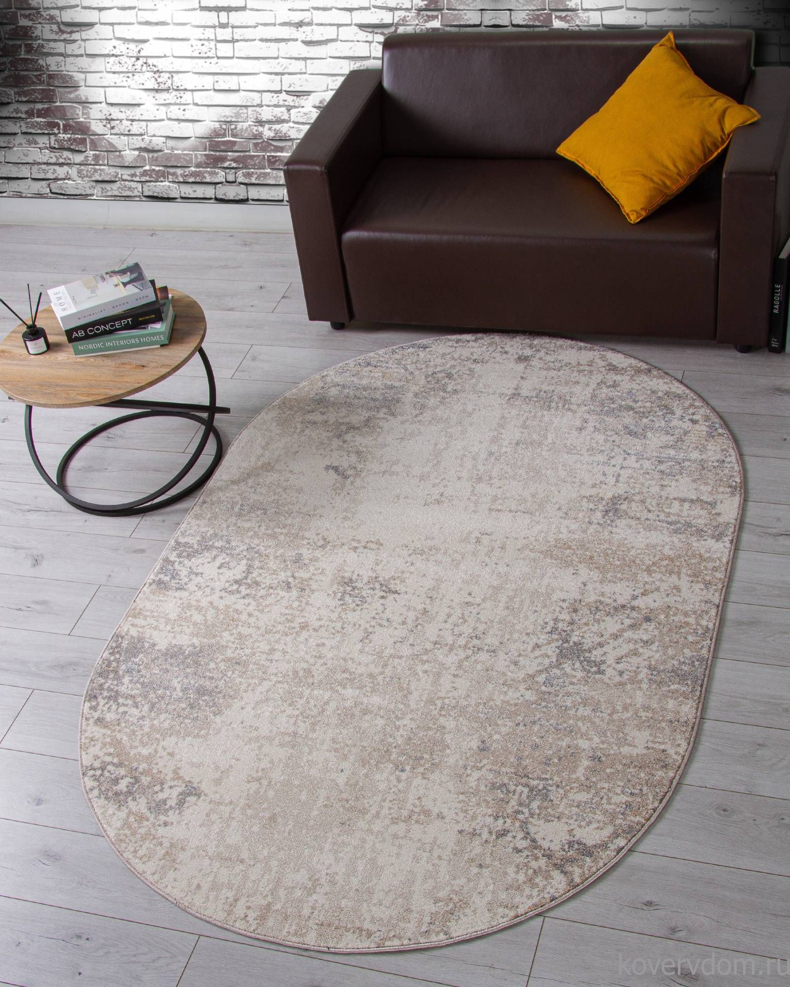 Ковер TORNADO F161 BEIGE Овал Ковер TORNADO F161 BEIGE Овал