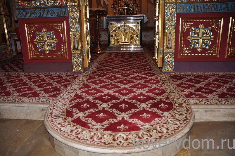 Ковровое покрытие с укладкой в храм