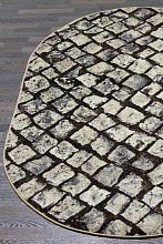 Ковер SUNRISE 2 D455 GRAY-BEIGE Овал