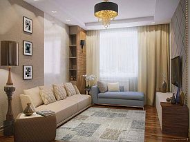 Ковер из полипропилена CUBA-A F387 BEIGE