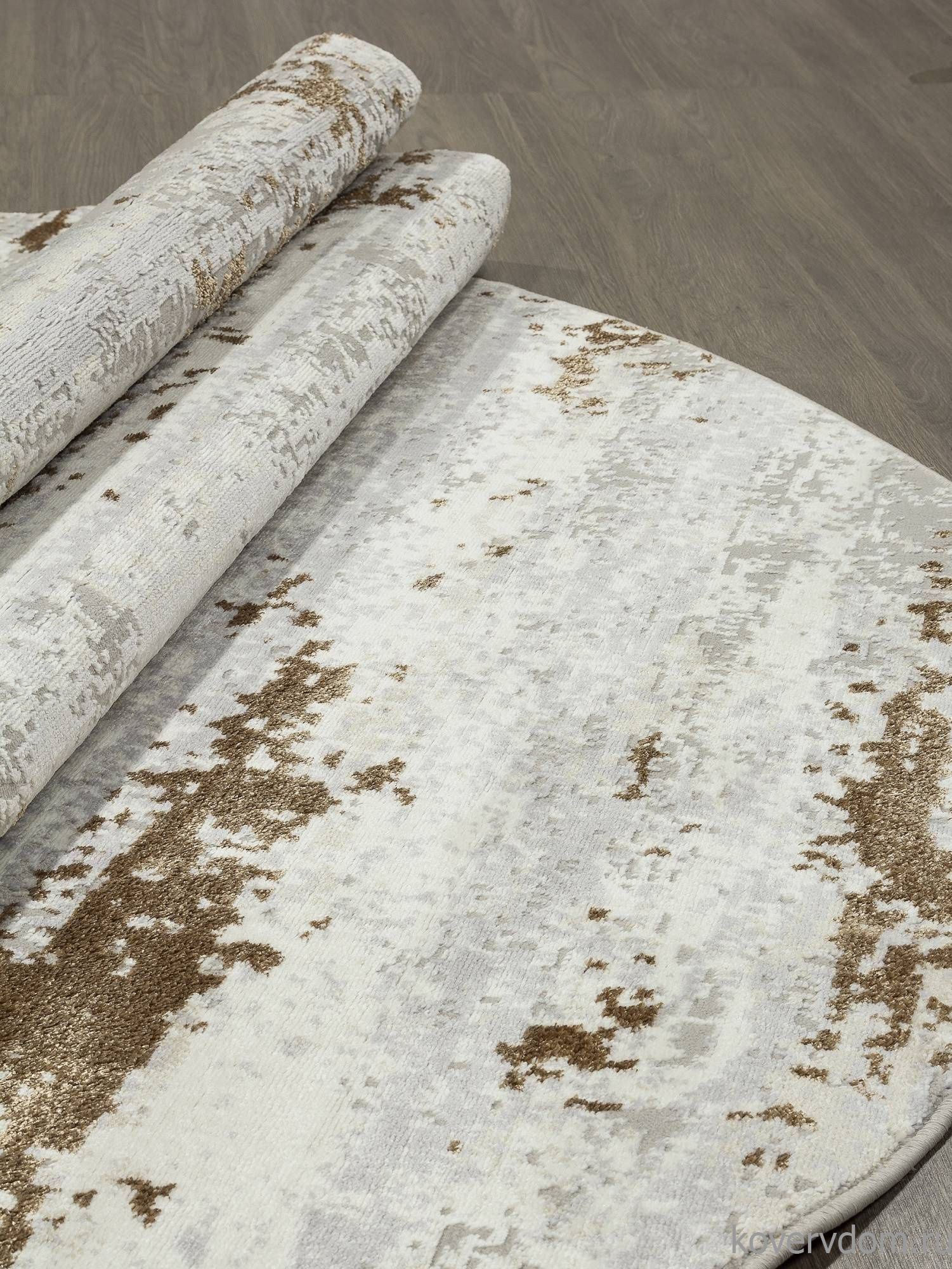 Ковер PALERMO F298 GRAY-GREEN Овал Ковер PALERMO F298 GRAY-GREEN Овал