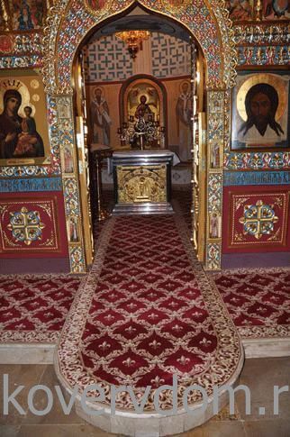 Ковровое покрытие с укладкой в храм