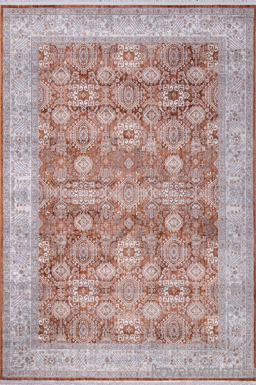 Ковер SEATTLE 03883A СЕРЫЙ / ТЕРРАКОТОВЫЙ Ковер SEATTLE 03883A СЕРЫЙ / ТЕРРАКОТОВЫЙ