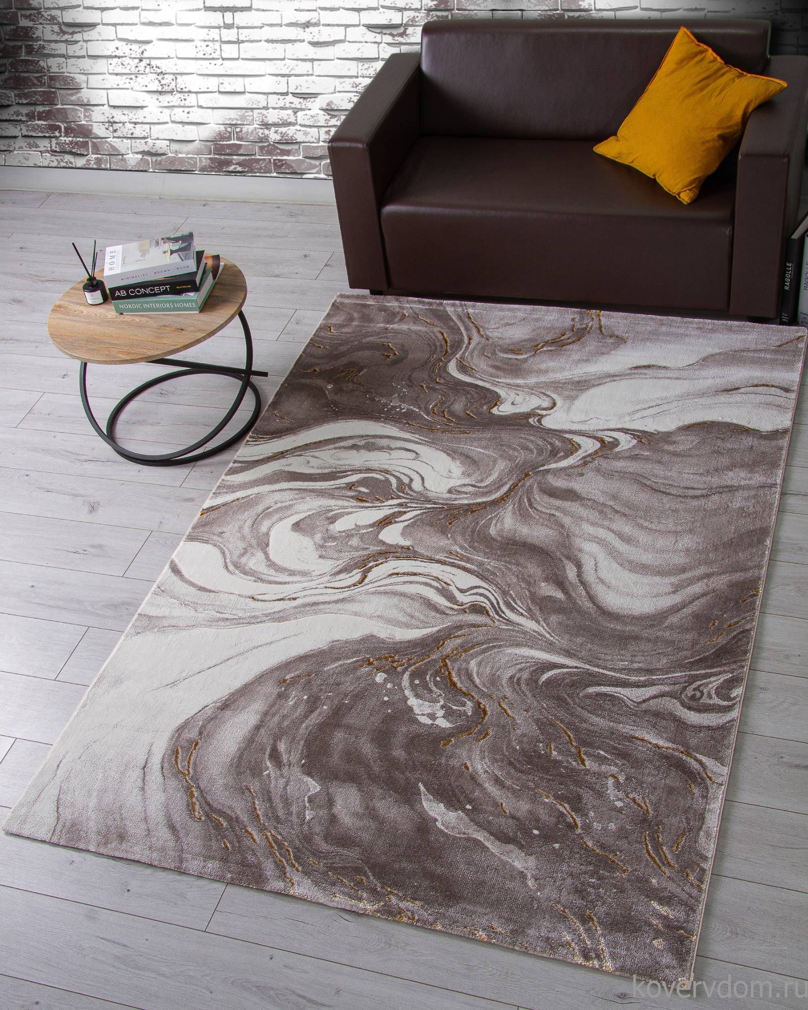 Ковер NENSI GL196A BROWN / BROWN