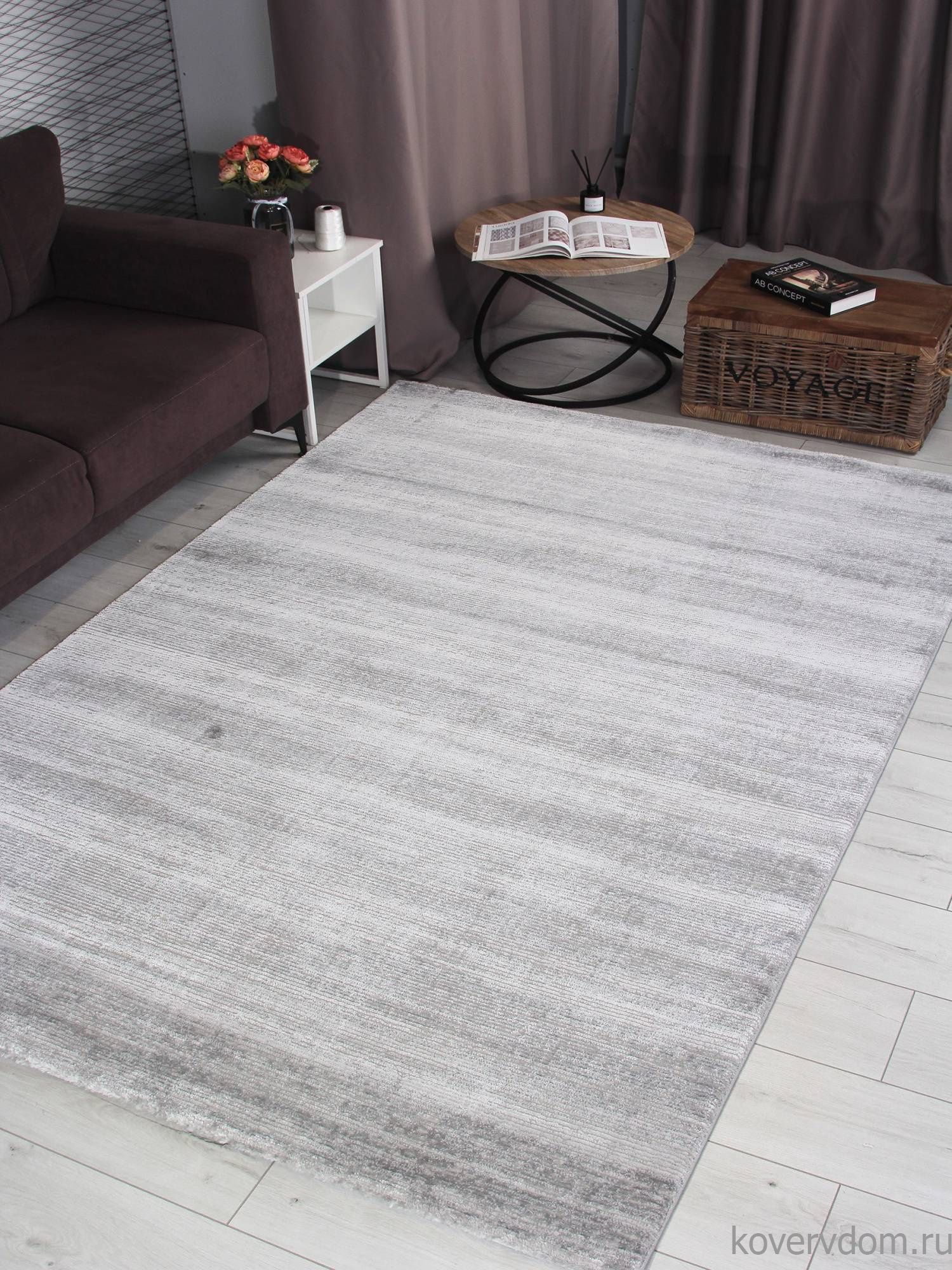 Ковер NENSI GL092G GREY / GREY