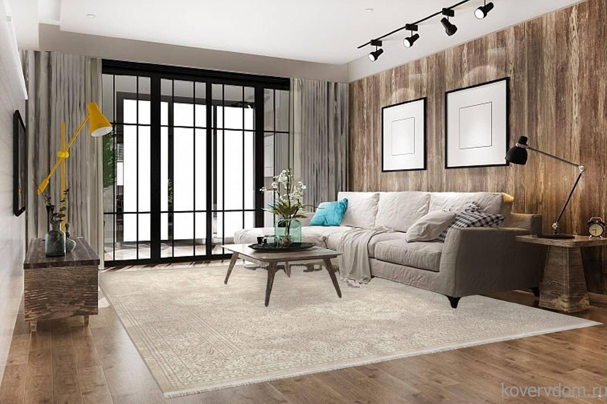 Ковер MIKONOS-A F568AF CREAM / CREAM Ковер MIKONOS-A F568AF CREAM / CREAM