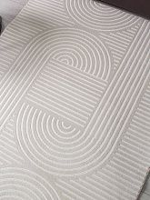 Современный ковер серый MONICA F537 CREAM