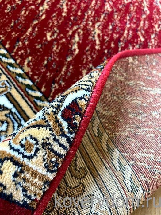 Ковровая дорожка красно-бордовая 40020-04