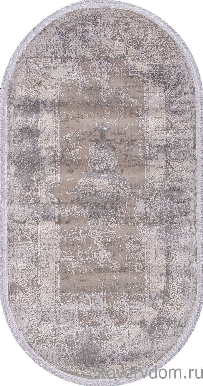 Ковер ATLAS 9307 GREY / GREY Овал