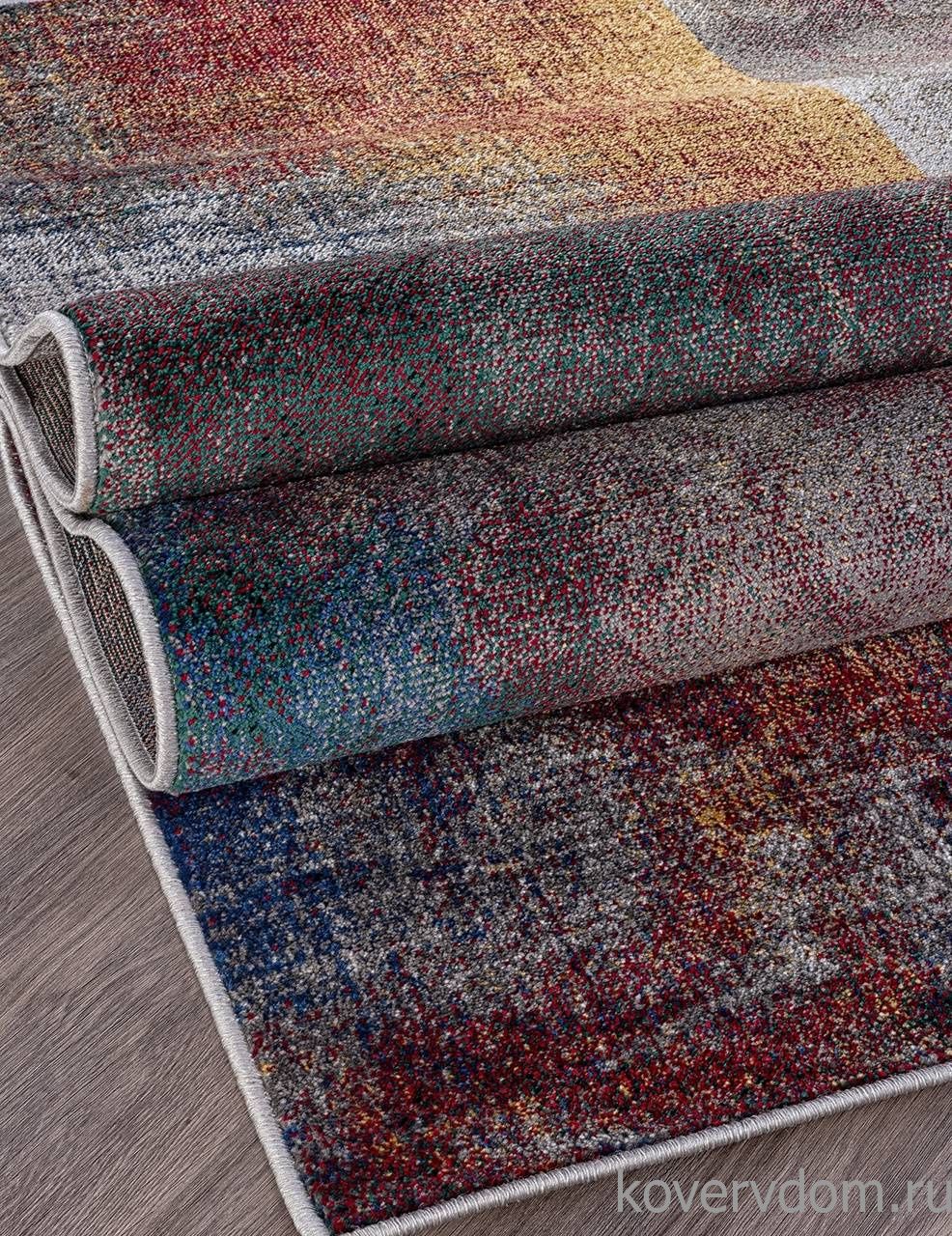 Ковер LONDON D818 GRAY-RED Ковер LONDON D818 GRAY-RED