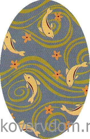 Ковер детский Fryz-N Tillage marine овал