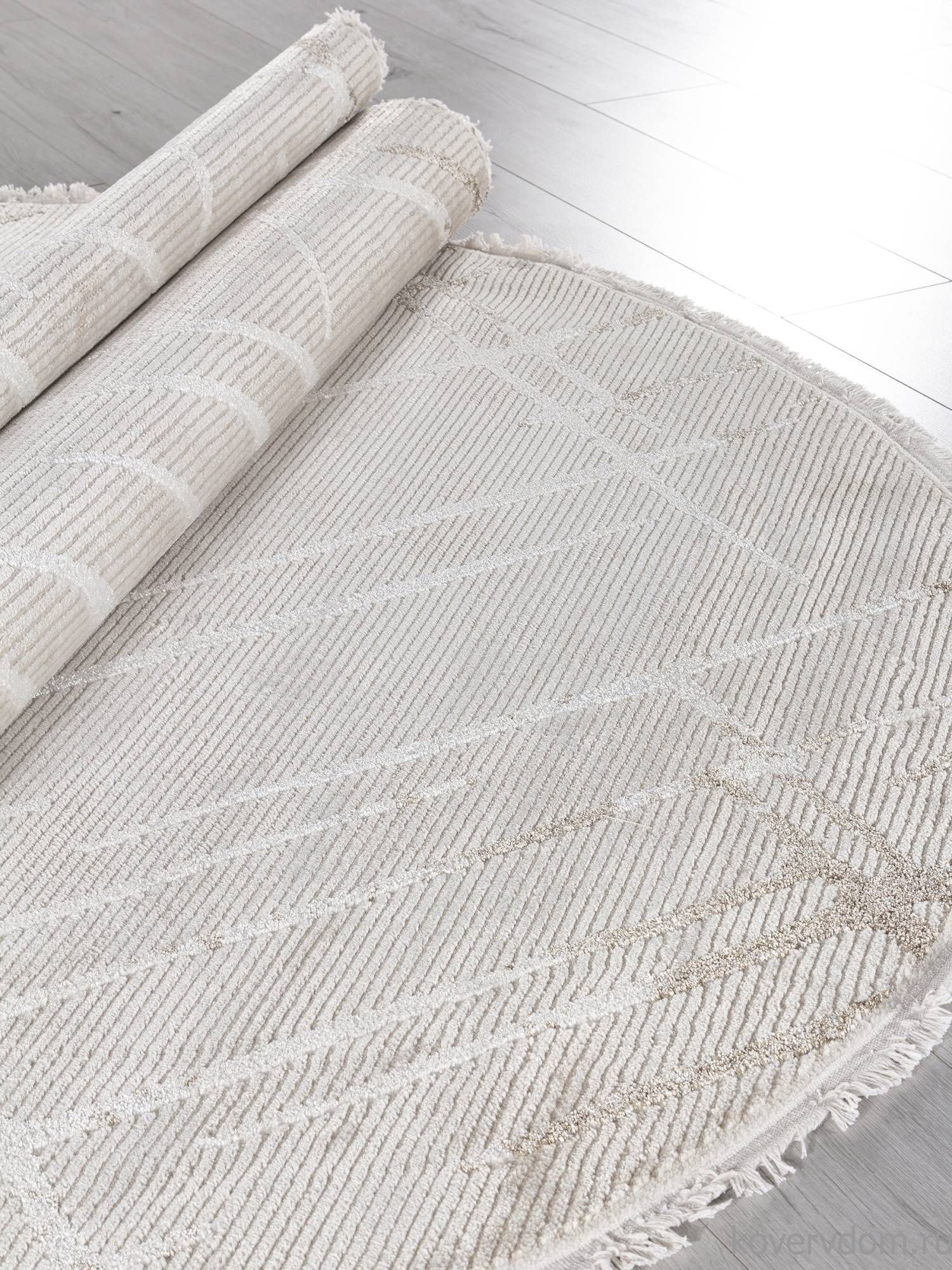 Ковер RUBI 26825Z CREAM / MINK Овал Ковер RUBI 26825Z CREAM / MINK Овал