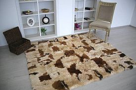 Ковер Alpaca натуральный из меха Альпаки сури 28