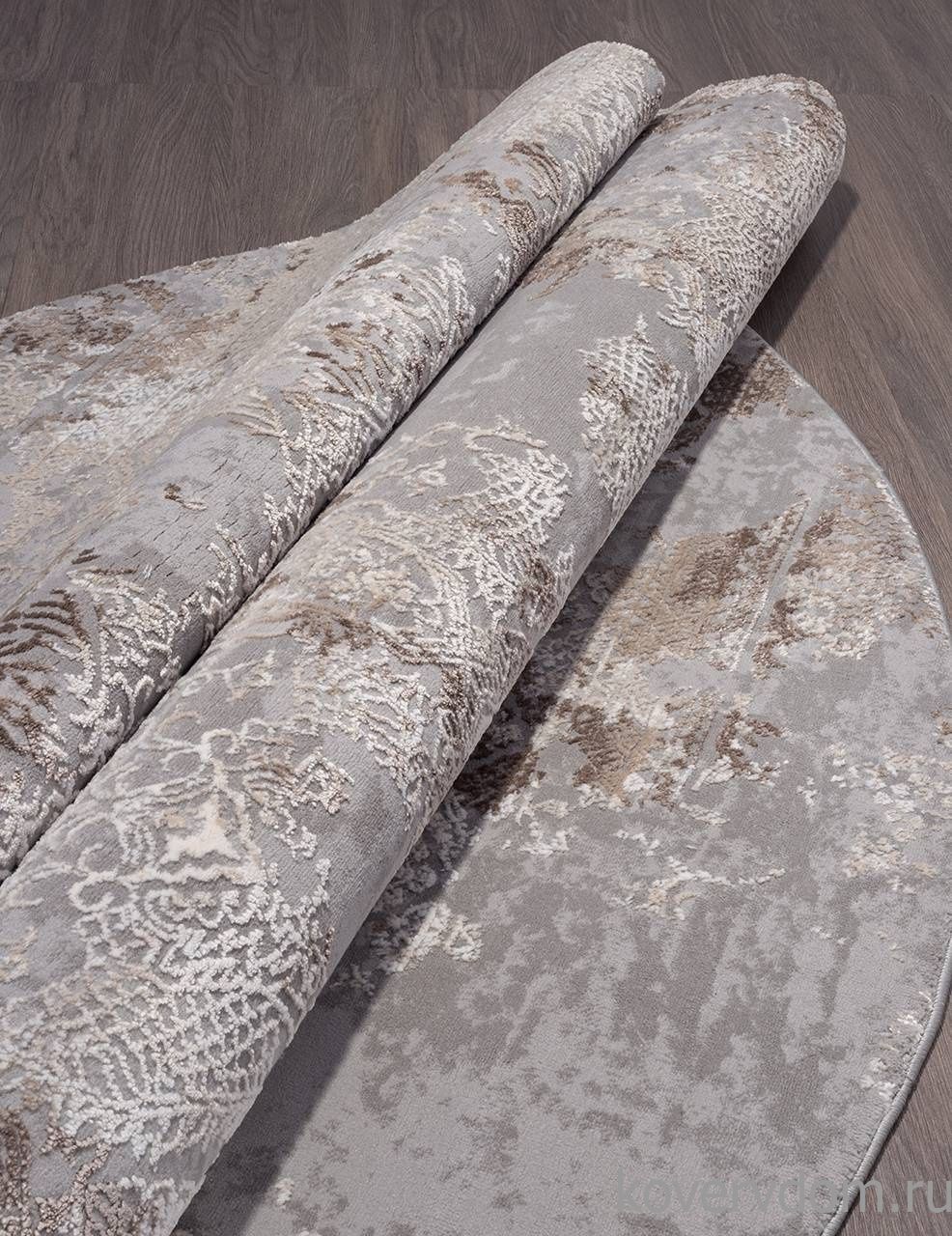 Ковер ARMINA 03851C GREY / BROWN Круг Ковер ARMINA 03851C GREY / BROWN Круг