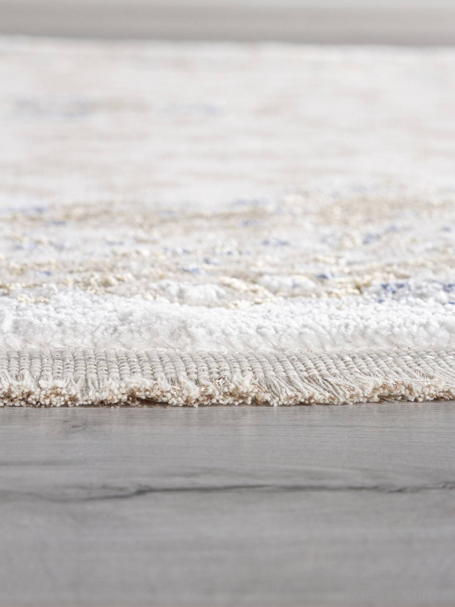 Ковер MOSSO 27239A CREAM / BLUE Овал