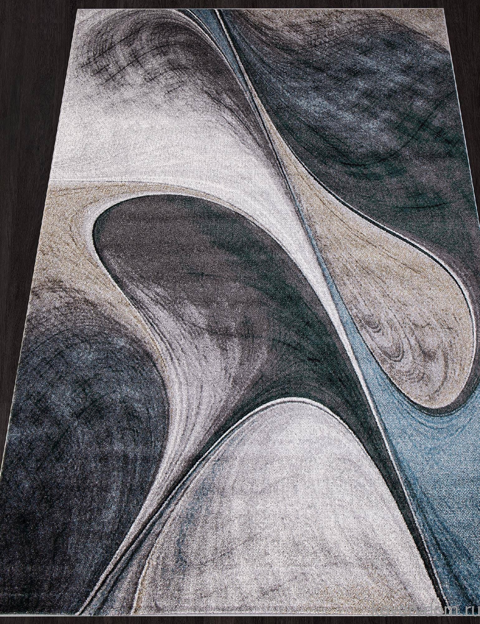 Ковер LONDON D825 GRAY-BLUE Ковер LONDON D825 GRAY-BLUE