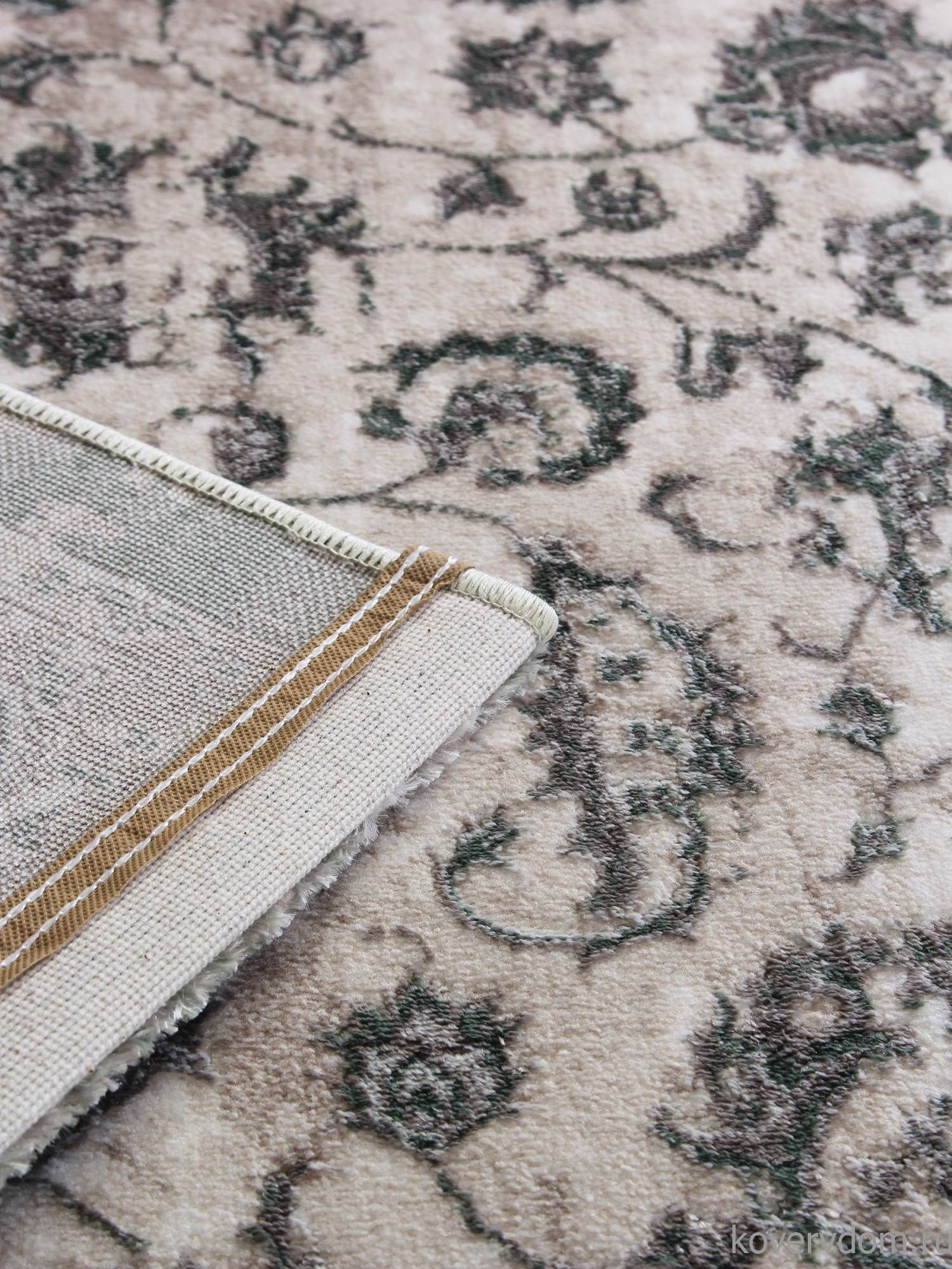 Ковер LILY 8504A S.WHITE / P.GREEN