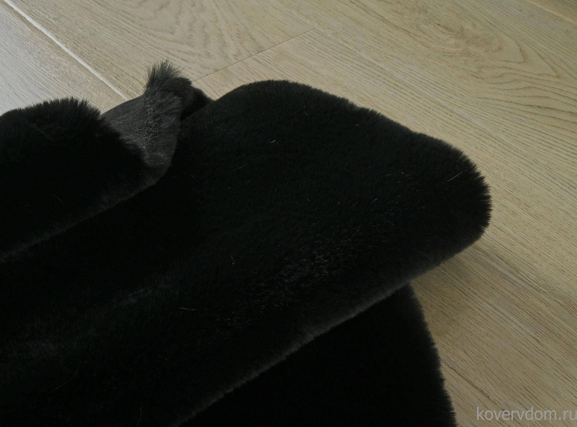 Ковер RABBIT PREMIUM MS1000 BLACK Круг