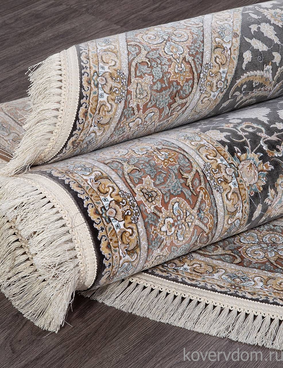 Ковер FARSI 1200 G120 DARK GRAY Овал