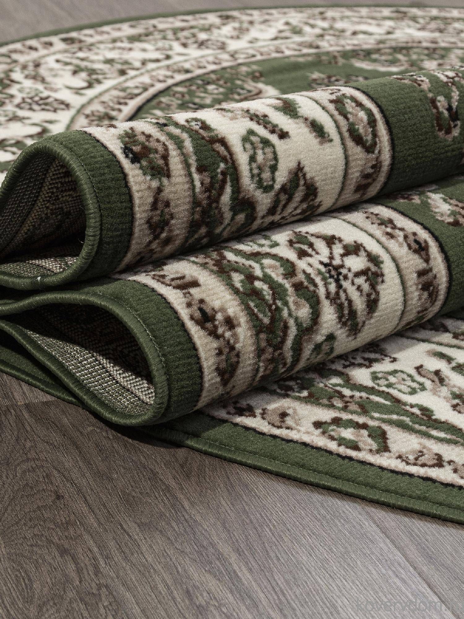 Ковер GAVANA-A D285 GREEN Овал