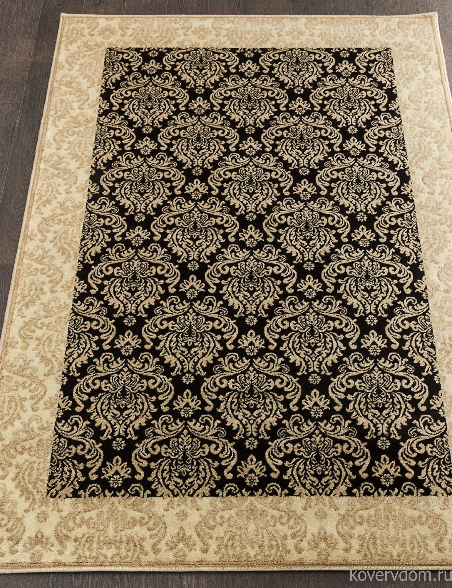 Ковер IZMIR D716 BLACK-BEIGE Ковер IZMIR D716 BLACK-BEIGE