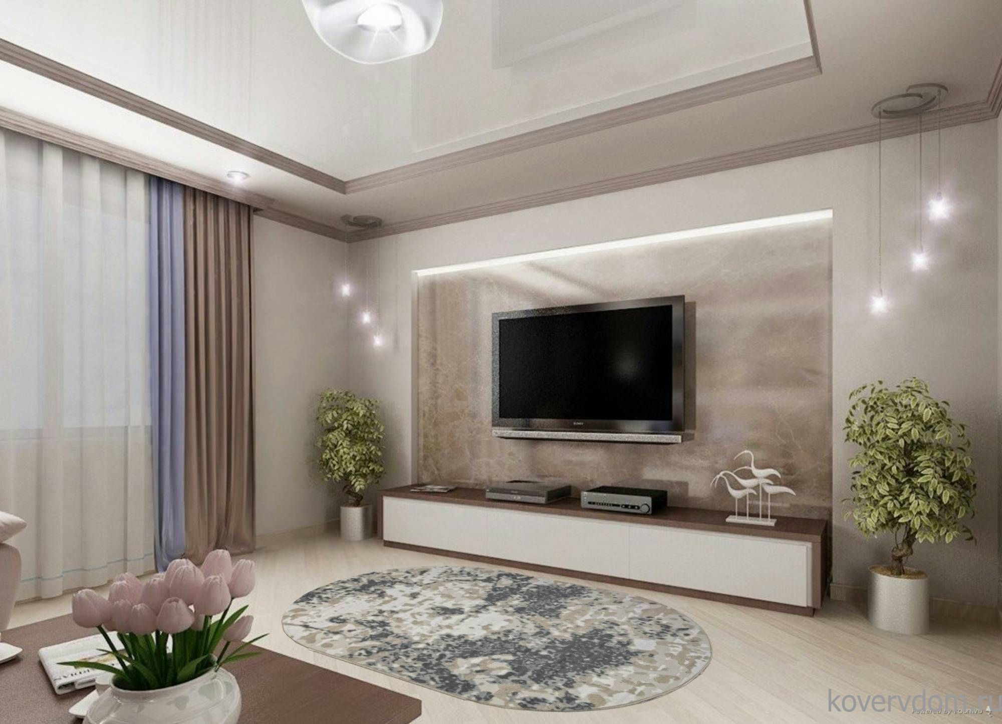 Ковер CUBA F269 BLUE Овал Ковер CUBA F269 BLUE Овал