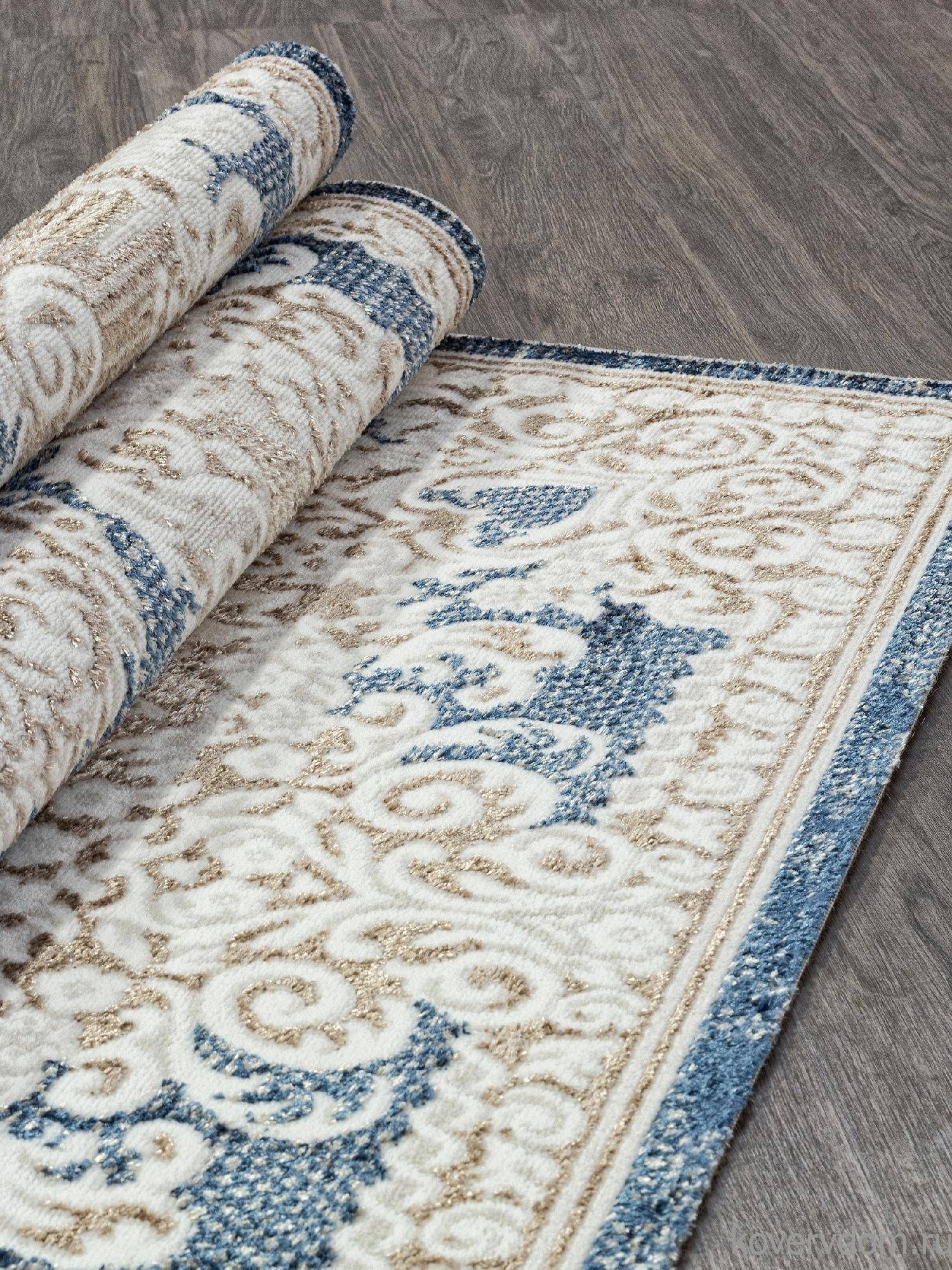 Ковер ANTEP-A O1701 630 CREAM / BLUE