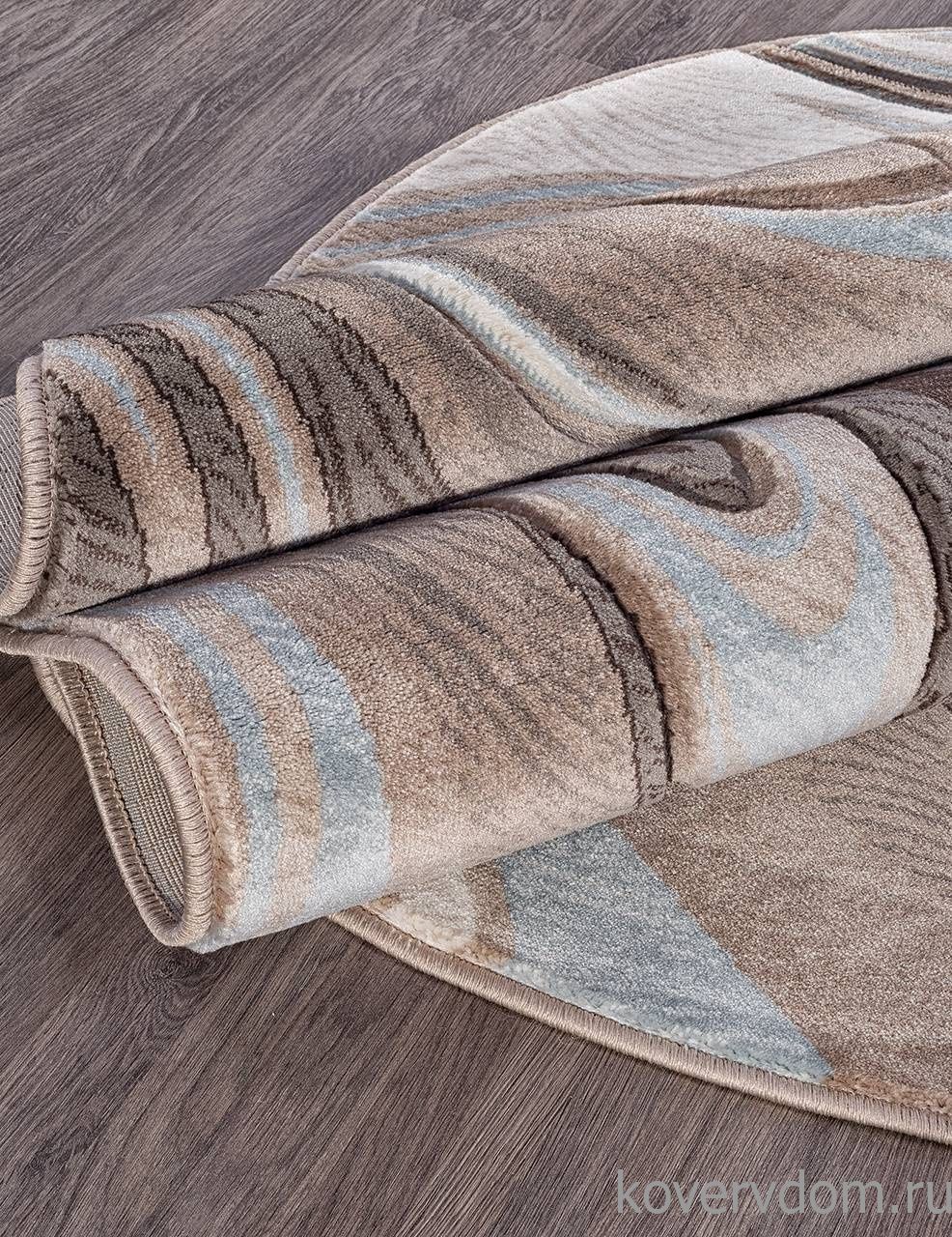 Ковер MEGA CARVING 1385 BEIGE Овал Ковер MEGA CARVING 1385 BEIGE Овал