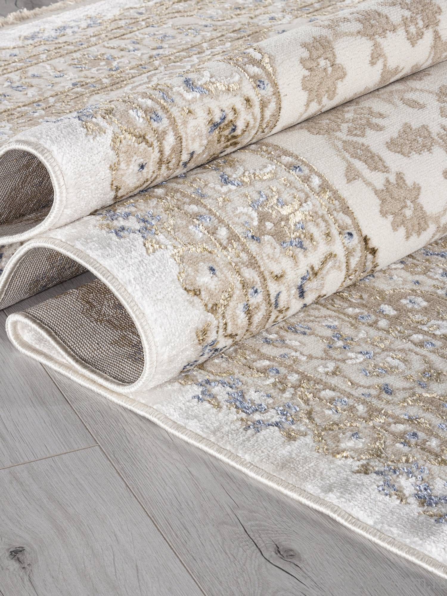 Ковер MOSSO 27239A CREAM / NAVY