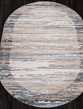 Прямоугольный ковер NATUREL D983 BEIGE-BLUE Овал