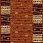 Ковровая дорожка Optimal Arne brick red