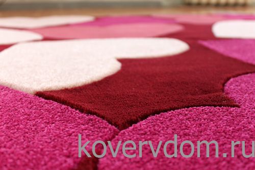 Авторский детский ковер ручной работы SMALL HEARTs